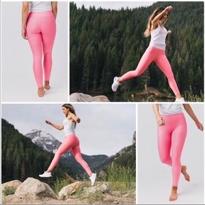 Zyia Pink Metallic Light n Tight size 2